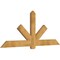 Ekena Millwork Kennewick Rough Sawn Timber Gable Bracket, Western Red Cedar, 84"W x 35"H x 2"D x 6"F, 10/12 Pitch GBW084X35X0206KEN00RWR - alternate 2